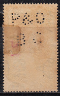 6c 1935 Used Ceylon Perfin, Perfins, - Perforiert/Gezähnt