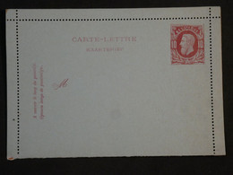 BJ17 BELGIQUE  BELLE  CARTE DOUBLE  ENTIER  1900 ++NON VOYAGEE - Otros & Sin Clasificación