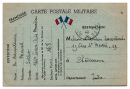 France Guerre 1939-1945 - Carte FM - Guerre De 1939-45