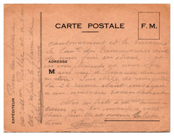 France Guerre 1939-1945 - Carte FM - Guerre De 1939-45