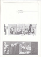 Belgique - Litérature-Victor Hugo-Verlaine-Baudelaire - COB Carnet 111 - Feuillet Ministériël - Tirage 60 - Très Rare - Ministervelletjes