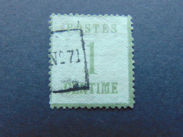 N°. 1 D'Alsace Oblitéré - Une Dent Courte - Used Stamps