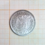 25 Centimes Chambre De Commerce D'Evreux 1921 4/6 - Monétaires / De Nécessité