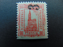 N°. 58* (catalogue De L'ASPAL) Des Postes Locales De Strasbourg - Unused Stamps