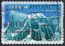 AUSTRALIAN ANTARCTIC TERRITORY (AAT) 2011 QEII 60c Multicoloured, Icebergs Self Adhesive Used - Gebraucht