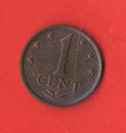 Netherland Antillen 1 One Cent 1974 Bronze Coin - Antille Olandesi