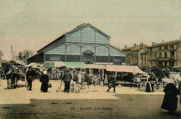 Niort * 1907 * Les Halles * Marché Market - Niort