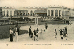 Deauville * Le Casino Kursaal * Vue Des Jardins * Jeux Balançoire Tape Cul - Deauville