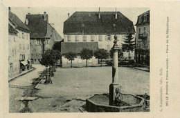 Delle * La Place De La République * La Fontaine - Delle