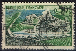 FR VAR 67 - FRANCE N° 1314b Obl. Cognac Variété Péniches Et Digue Effacées - Gebruikt