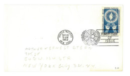 United Nations - First Day Of Issue - 1953 - New York 002 - Briefe U. Dokumente