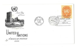 United Nations - First Day Of Issue - 1958 - New York 013 - Briefe U. Dokumente