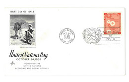 United Nations - First Day Of Issue - 1958 - New York 021 - Storia Postale