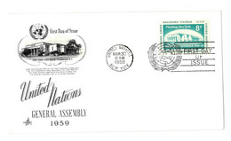 United Nations - First Day Of Issue - 1959 - New York 025 - Storia Postale