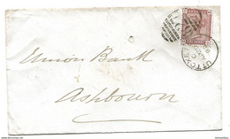 233 - 50 - Enveloppe Envoyée De Uttoxeter 1880 - Briefe U. Dokumente