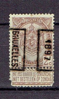 Préo - Voorafgestempelde Zegels 116B - Bruxelles 1897 Timbre 55 - Roulettes 1894-99