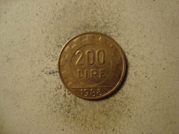 MONNAIE ITALIE 200 LIRE 1988 - 200 Lire