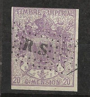 Fiscaux Dimension Aigle Manteau Impérial N° 6C  Oblitéré   B / TB Voir Scans  Soldé ! ! ! - Stamps