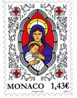 MONACO Carte Postale "2022 - "Noël 2022-La Vierge à L'Enfant" - Vergine Maria E Madonne