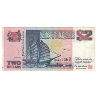 Billet, Singapour, 2 Dollars, KM:37, TTB - Singapore