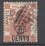 Hong Kong  UK     N° 48  Perforé H&S   BC      Oblitéré   B / TB       Voir Scans    Soldé ! ! ! - Used Stamps