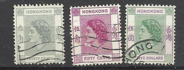 Hong Kong  UK N°  181 ; 183  Et 186  Oblitérés    B / TB    Voir Scans    Soldé ! ! ! - Used Stamps