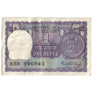 Billet, Inde, 1 Rupee, 1975, KM:77r, TB+ - Inde