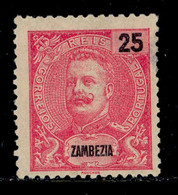 ! ! Zambezia - 1903 D. Carlos 25 R - Af. 47 - No Gum - Zambezië