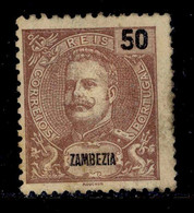 ! ! Zambezia - 1903 D. Carlos 50 R - Af. 48 - No Gum - Zambeze