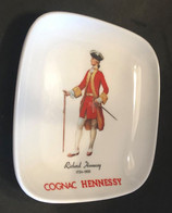 Cendrier Vide Poche Publicitaire Vintage - Cognac Hennessy - Richard Hennessy - Asietti Besnate Italy - Ashtrays