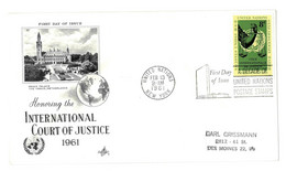 United Nations - First Day Of Issue - 1961 - New York 047 - Lettres & Documents