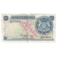 Billet, Singapour, 1 Dollar, 1972, KM:1d, TTB+ - Singapur