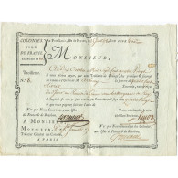 France, Traite, Colonies, Isle De France, 400 Livres, 1780, SUP - ...-1889 Circulated During XIXth