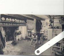 B Belgique Bruxelles, Nos Pêcheurs Intérieur De Maison De Pêcheur, édition Nels Thill - Old Professions