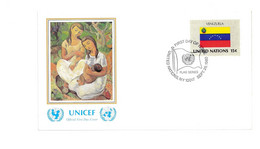 Unicef - Official First Day Cover- Vénézuela 1980 - New York 085 - FDC