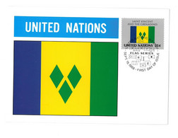 United Nations - Saint Vincent And The Grenadines - 1988 - New York 105 - Cartes-maximum