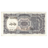 Billet, Égypte, 10 Piastres, L.1940, KM:183h, SUP - Egitto