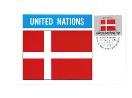 United Nations - Denmark - 1988 - New York 109 - Cartes-maximum