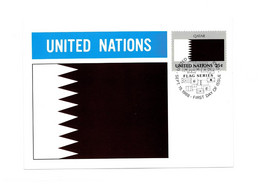 United Nations - Qatar - 1988 - New York 112 - Maximum Cards