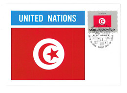 United Nations - Tunisia- - 1988 - New York 116 - Maximum Cards