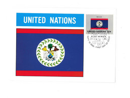 United Nations - Bélize - 1988 - New York 119 - Cartoline Maximum