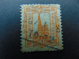 N°. 7 Oblitéré (catalogue De L'ASPAL) Des Postes Locales De Strasbourg - Used Stamps