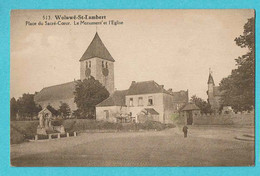 * Sint Lambrechts Woluwe Saint Lambert (Brussel - Bruxelles) * (Edit H. Van Acker, Nr 513) Place Du Sacré Coeur, église - Woluwe-St-Lambert - St-Lambrechts-Woluwe