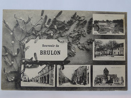 CPA 72 Sarthe - Souvenir De Brulon - Brulon