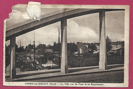 Condé-sur-Escaut (59) La Ville Vue Du Pont De La Renaissance 2scans 11-08-1938 - Conde Sur Escaut