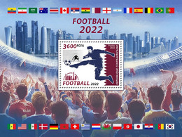 Central Africa  2022 Football. (828b1) OFFICIAL ISSUE - 2022 – Qatar