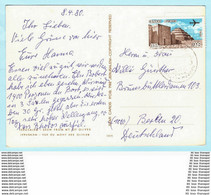 ÄGYPTEN 738 FM Flp Sakkara Pyramide --- AK Postcard: ISRAEL - Jerusalem  --- Brief Cover (2 Scan)(38345) - Cartas