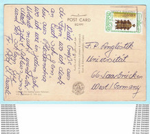 ÄGYPTEN 1111 Kunst - Räuchergefäß --- AK Postcard: Isis - Nefertari  --- Brief Cover (2 Scan)(38343) - Cartas