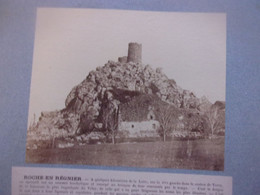 ️ 43 Haute-Loire Tirage XIX°  Vers 1880 ROCHE EN REGNIER  FAMILLE LEVIS LAUTREC VENTADOUR .. - Alte (vor 1900)