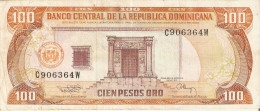 BILLETE DE REP. DOMINICANA DE 100 PESOS ORO DEL AÑO 1994 SERIE C (BANKNOTE) - Dominicaine